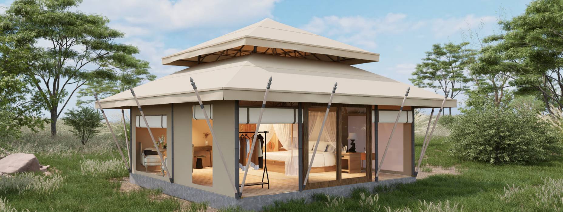 富裕县户外野奢帐篷